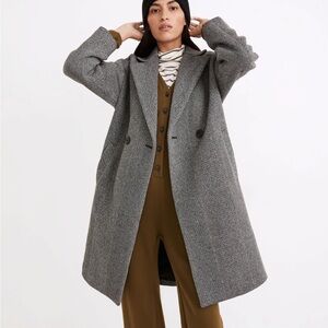 Madewell Averdon Herringbone Coat